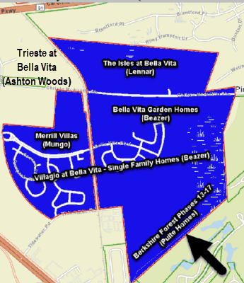 Berkshire Forest Phases 13 -17 in the Bella Vita Master Planned Community